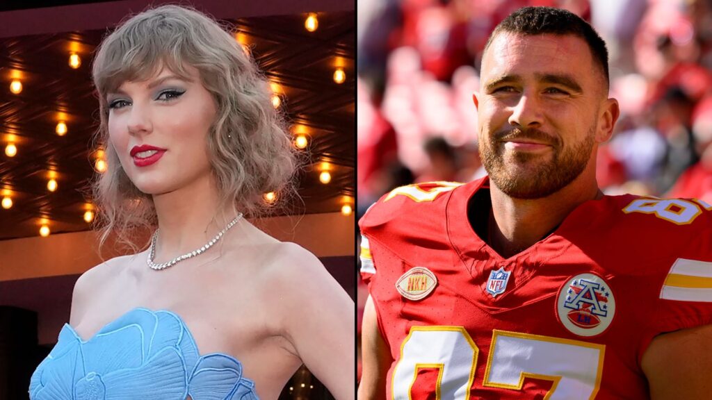 Taylor Swift and Travis Kelce