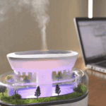 Raindrop Air Humidifier with Colorful Light