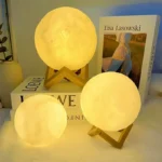 Moon Night Light LED – 3D Galaxy Moon Lamp for Kids Bedroom & Gift Decor - Image 8