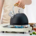 Stove Top Whistling Kettle 3L Stainless Steel - Image 6