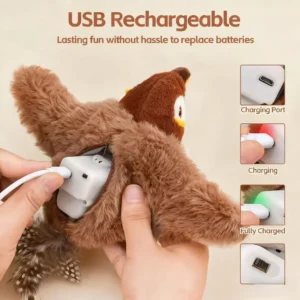 Flying Bird Cat Toy