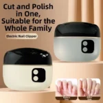 Electric Nail Clipper with Digital Display & Low-Noise Trimming