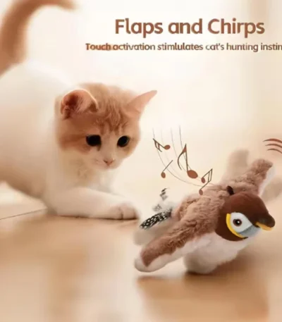 Flying Bird Cat Toy