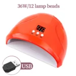 36W UV LED Nail Lamp – Fast Gel Nail Dryer with USB & Sensor - Image 4