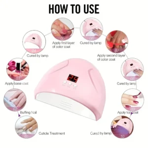 36W UV LED nail lamp