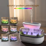 Raindrop Air Humidifier with Colorful Light, White Noise & Essential Oil Diffuser - Image 3