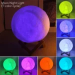 Moon Night Light LED – 3D Galaxy Moon Lamp for Kids Bedroom & Gift Decor - Image 3