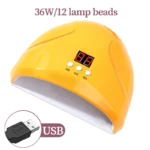 36W UV LED Nail Lamp – Fast Gel Nail Dryer with USB & Sensor - Image 8