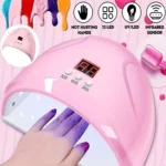 36W UV LED Nail Lamp – Fast Gel Nail Dryer with USB & Sensor