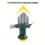 4 in 1 Gap Cleaning Brush with Squeegee for Corners & Glass - Image 2