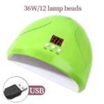36W UV LED Nail Lamp – Fast Gel Nail Dryer with USB & Sensor - Image 3