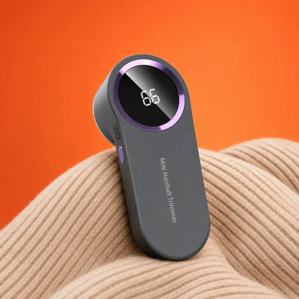 Rechargeable Fabric Shaver with LED Display