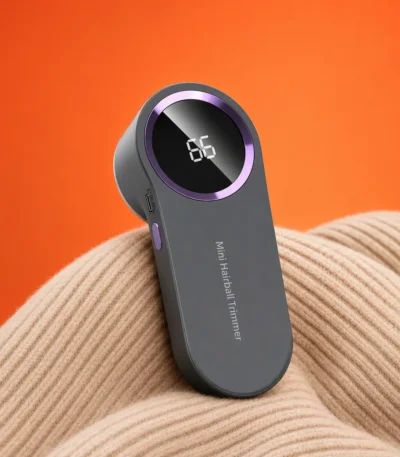 Rechargeable Fabric Shaver with LED Display