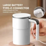 Electric Self Mixing Coffee Mug USB Rechargeable - Image 4