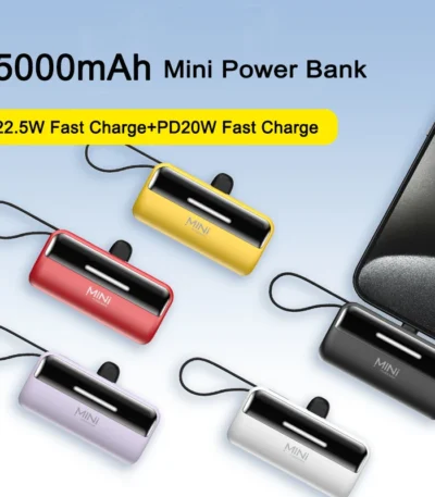 Mini Power Bank 5000mAh 23W Fast Charging