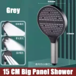 High Pressure Shower Head 4 Modes 15CM Panel - Image 18
