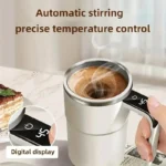 Electric Self Mixing Coffee Mug USB Rechargeable - Image 2