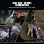 Rechargeable Mini Keychain Flashlight with Multi Modes - Image 6