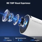 MAGCUBIC HY300 PRO Projector 8K Android WiFi6 - Image 2