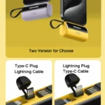 Mini Power Bank 5000mAh 22.5W Fast Charging - Image 3