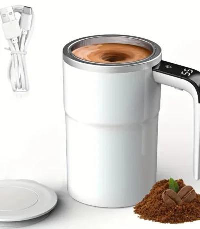 Electric Self Mixing Coffee Mug