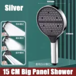High Pressure Shower Head 4 Modes 15CM Panel - Image 16