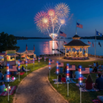 American Flag Solar Lights – 4th of July Decor - Image 3