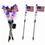 American Flag Solar Lights – 4th of July Decor - Image 6