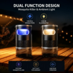 【Summervibes】Indoor Insect Trap - Effective Suction & UV Light Catcher for Mosquitoes, Fruit Flies, Gnats & Moths - Quiet & Non-Zapper for Home - Image 4
