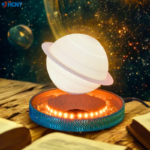 3D Levitating Saturn Lamp Floating Planet Lamp Magnetic Levitation Desk Light with Luminous Base Unique Home Decor for Office Gi - Image 2
