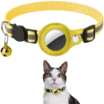 Cat Airtag Holder Collar Breakaway Reflective Strips Adjustable Kitten Collar Waterproof Cat Bell Collar Pet Air Tag Case - Image 11