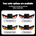 Car Rear Window Dynamic LED Display – Vampire Devil Eye Emoji Panel, Auto Decorative Light - Image 7