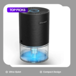0.75L Capacity Dehumidifier, 1 Count DC9V 23W Mini Dehumidifier, Ultra-Quiet Energy Saving Mini Dehumidifier for Bedroom Bathroom Closet Desktop Office RV, Dehumidifier for Home - Image 3