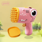 40 Hole Dinosaur Bubble Handheld Bubble Machine, Electric Bubble Gun, Outdoor Wedding Party Toy(Without Bubble Water)