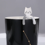 Stainless Steel Coffee Spoon Lovely Cute Cat Shape Teaspoon Dessert Snack Scoop Ice Cream Mini Spoons Tableware Kitchen Tools - Image 4