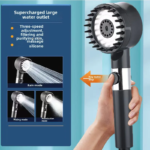High Pressurized Filter Shower Head 3-Mode Adjustable Spray with Massage Brush Rain Faucet Bathroom Accessories - Image 10