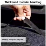 1PC Dark Gray Car Felt Storage Box Car Storage Bag Enlarged and Thickened Soft Felt Storage Box Household Storage Box - Image 7