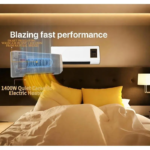 All-Season Compact Wall Mount Fan, Quiet Low Noise Heating Cooling Wall Fan, Space Saving Indoor Airflow Wall Fan, Versatile Year-Round Comfort Fan for Bedroom, Living Room, Home and Household Daily Use - Image 8