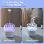 Air Humidifier for Bedroom 280ML Rotating Sea Grass Ultrasonic Aromatherapy Diffusers Mist Maker Fragrance Essential Oil Aroma - Image 4