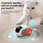 Intelligent Sports Car Remote Control Electric Cat Toys Entertainment Fun Pet Mice Interactive Feathers Cat Sticks Pet Toy - Image 2