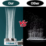 360 Degrees Rotation Turbo Fan Shower Head High Pressure Water Saving Spray Adjustable Showerhead Filters Bathroom Accessories - Image 6