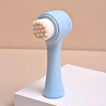 Dual-Sided & Soft Bristle Facial Cleansing Brush - Deep Pore Exfoliating Face Scrubber for Skincare, Face Wash, Double Side - Image 8