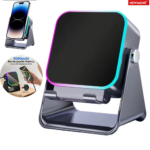 (Upgraded)5 in 1 Auto-Induction 5000Mah Wireless Induction Speaker 8 RGB Lights HIFI Sound Portable Bluetooth Phone Holder Gifts - Image 2