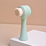 Dual-Sided & Soft Bristle Facial Cleansing Brush - Deep Pore Exfoliating Face Scrubber for Skincare, Face Wash, Double Side - Image 10