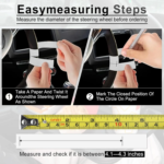 JUSTTOP Car Steering Wheel Desk for Laptop Multipurpose Travel Car Accessories Car Seat Stand Trays for Eating Steering Wheel Overhead Table Console - Image 2