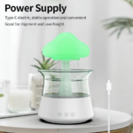 Relax Cloud Rain Diffuser Humidifier Raindrop Aromatherapy Machine Ultrasonic Atomization Humidification Colorful Lamp - Image 7
