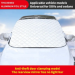 Sunshade Cover Car Windshield Snow Sun Shade Waterproof Protector Cover Car Front Windscreen Cover - Image 6