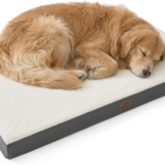 XL Dog Beds Large Sized Dog -Comfy Flat Extra Large Pet Beds with Removable Washable Cover, Orthopedic Egg Crate Foam Mat, Suitable for Pet up to 100 Lbs