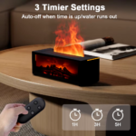 Air Humidifier Essential Oils Humidifiers Home Aroma Humidifier Flame Automatic Fragrance Diffuser with LED Light Remote Control - Image 5