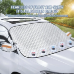 Sunshade Cover Car Windshield Snow Sun Shade Waterproof Protector Cover Car Front Windscreen Cover - Image 3